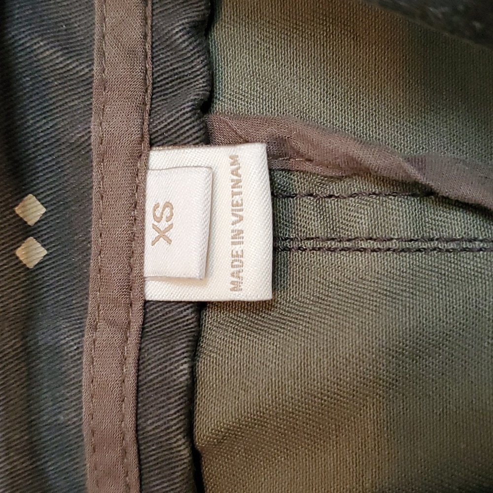 J. Crew Jacket cinch waist olive green color size xs - Picture 2 of 11
